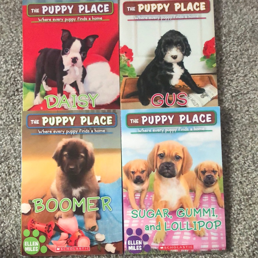 4 Puppy Place books!
